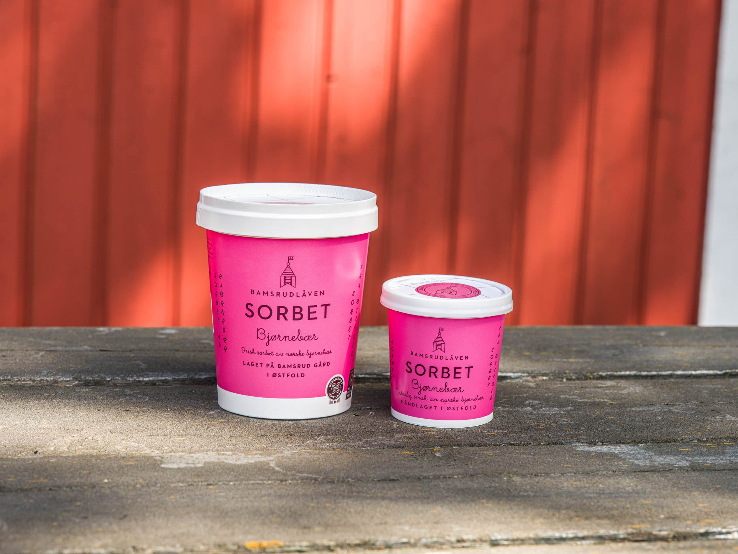 Sorbet Bjørnebær